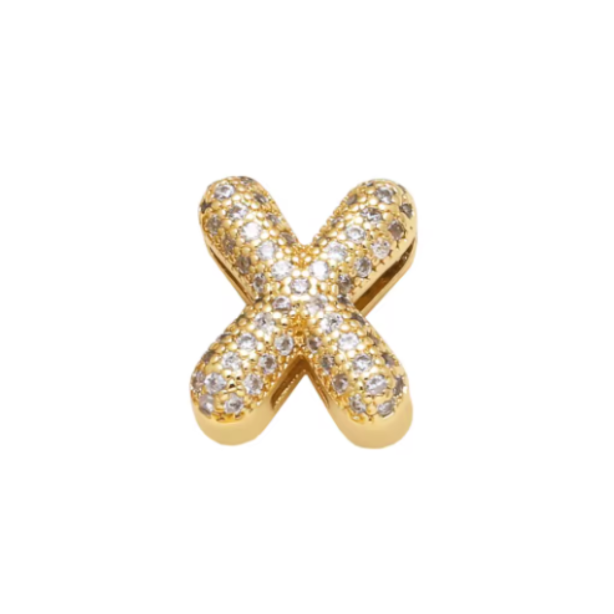 Charm Naroa Letra X Dourada