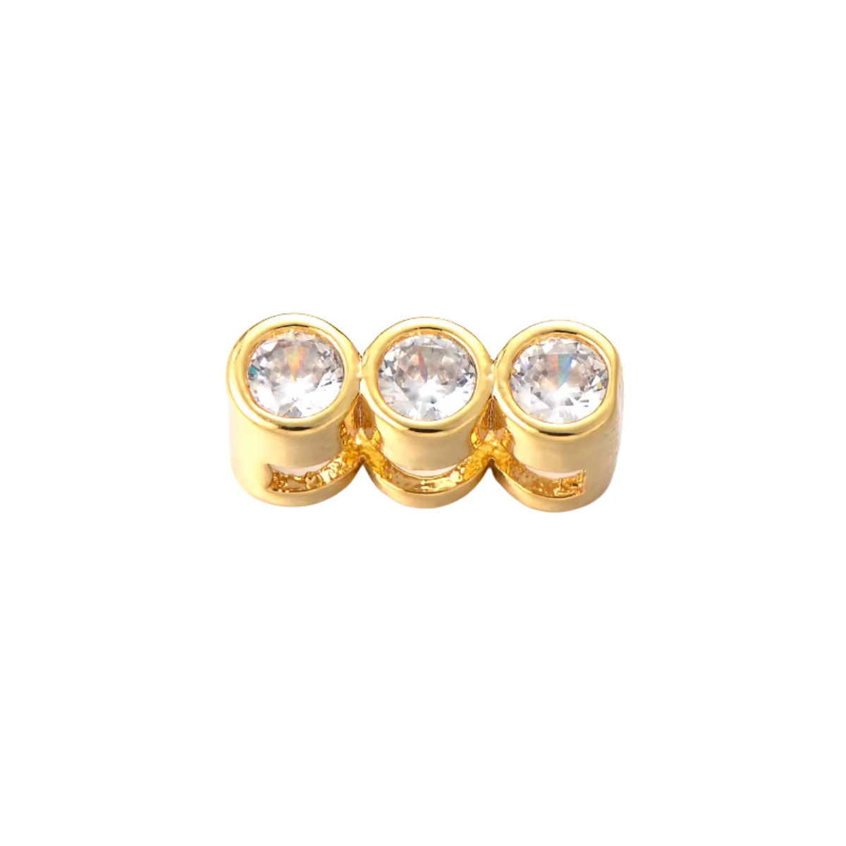 Charm Naroa 3 Pontos Dourado