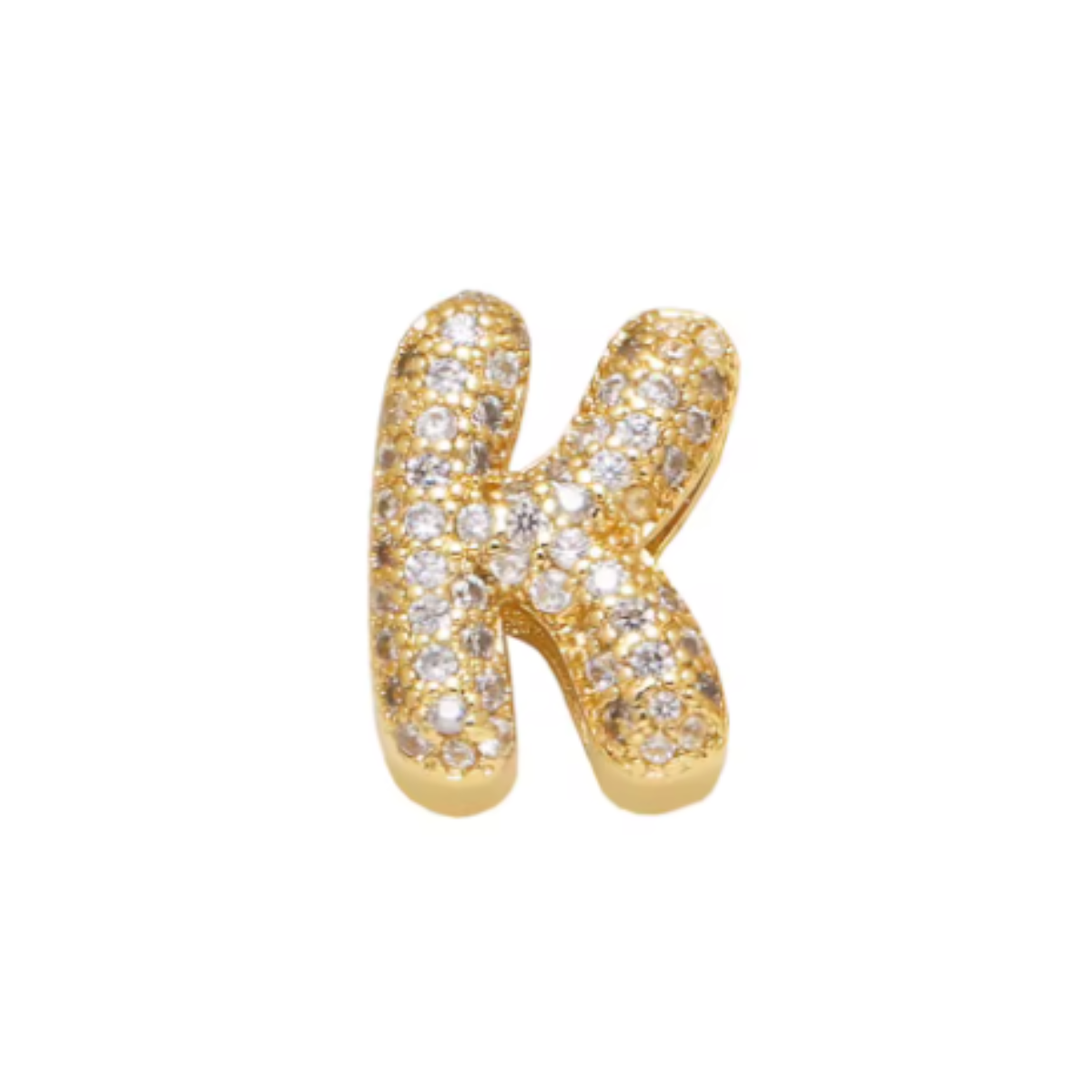 Charm Naroa Letra K Dourada