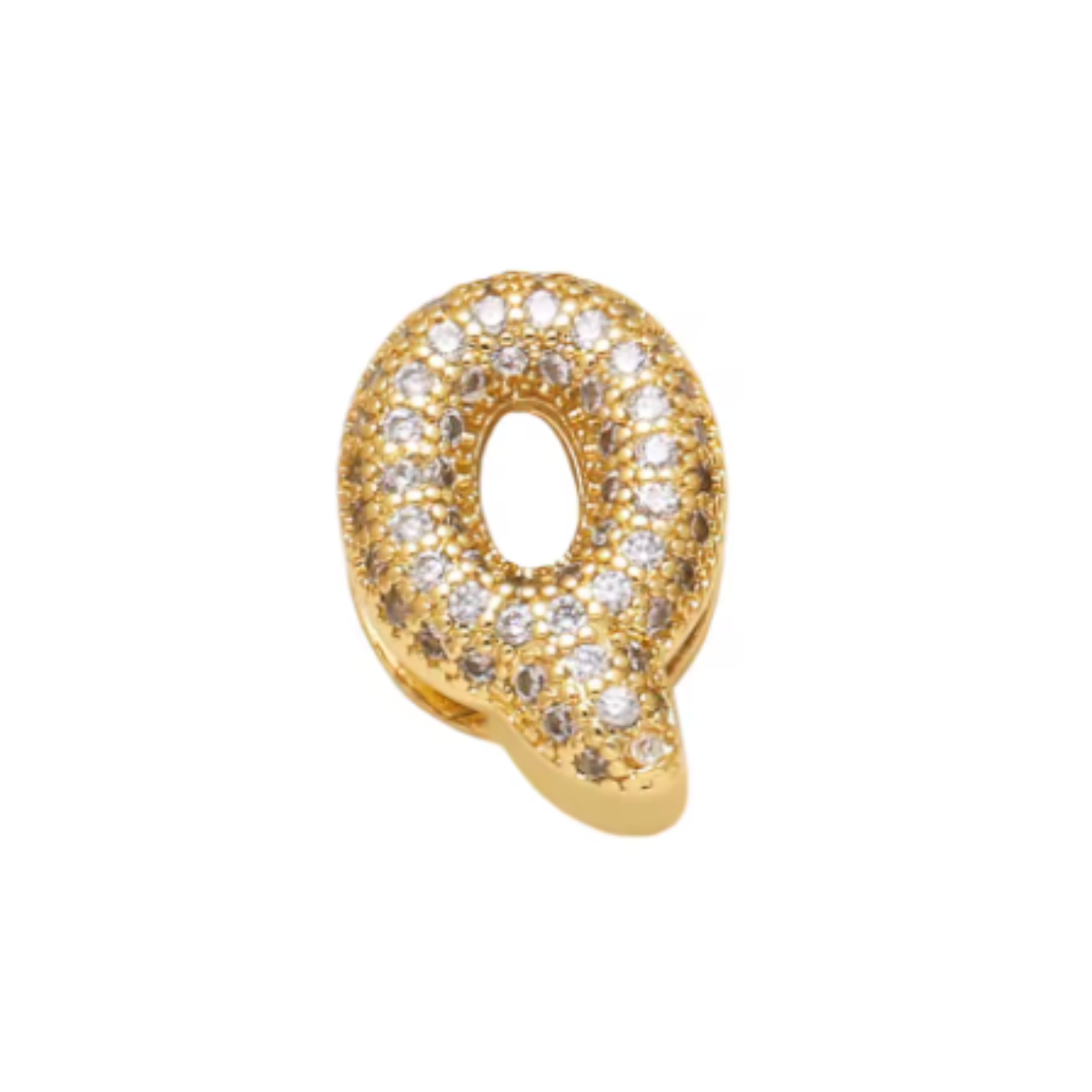 Charm Naroa Letra Q Dourada