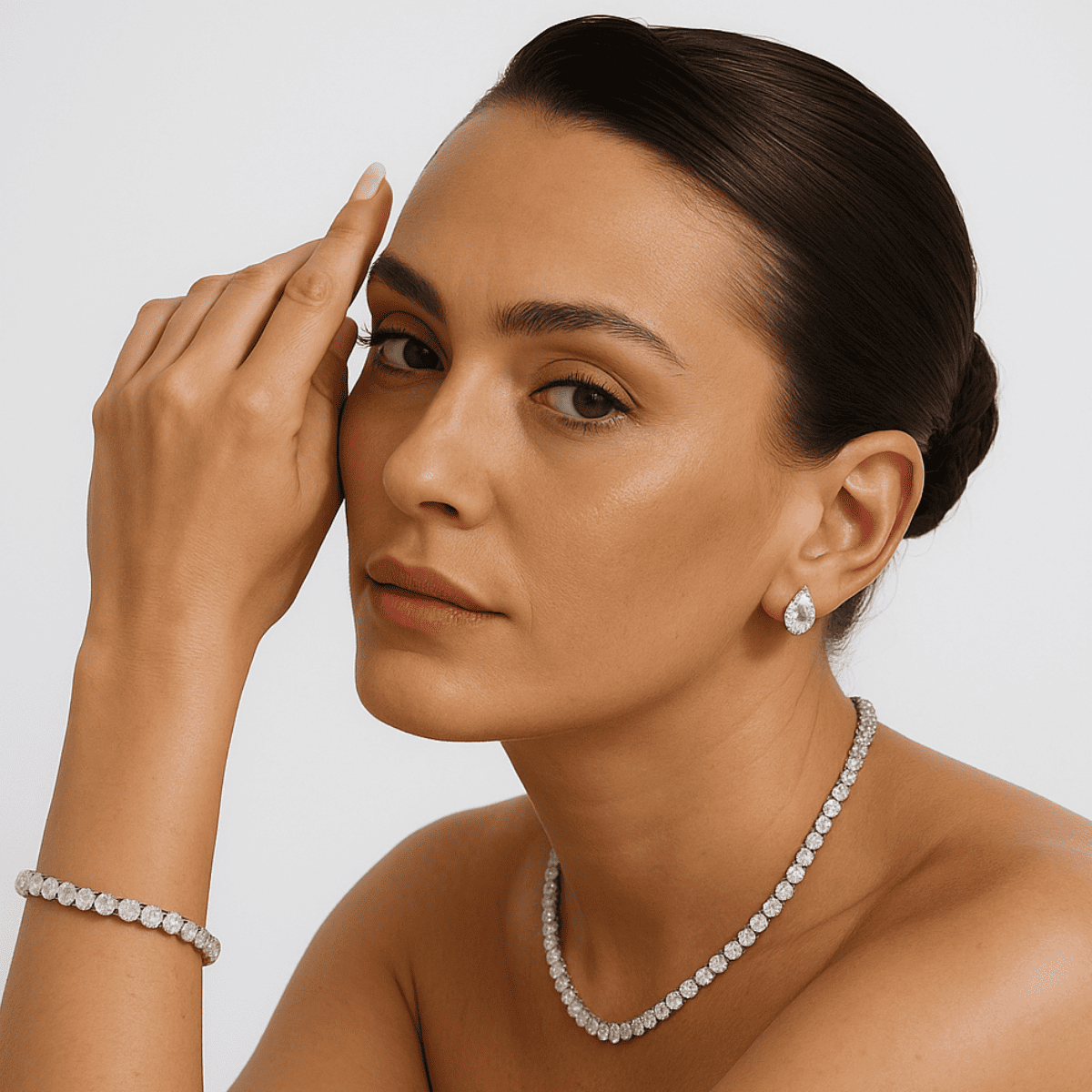 Conjunto Naroa Riviera Colar - Pulseira - Brinco