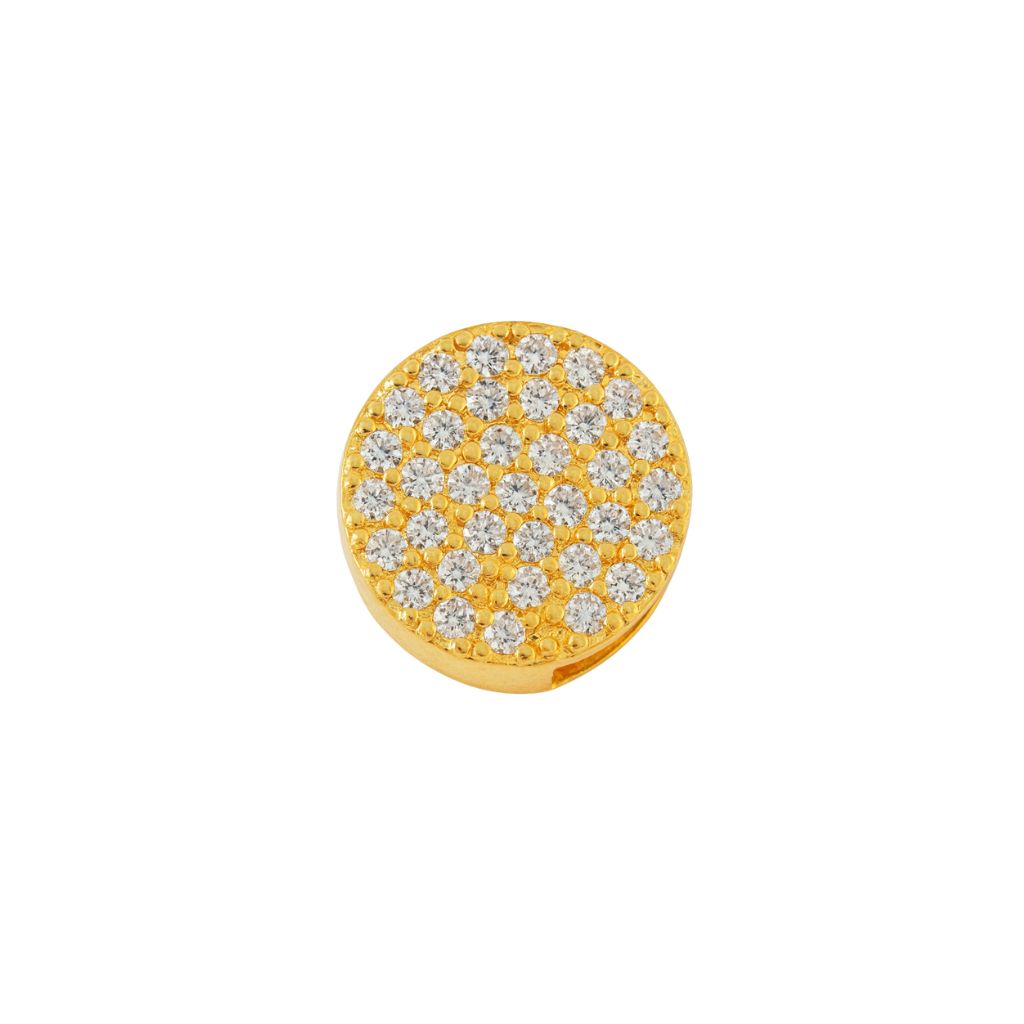 Charm Naroa Círculo Dourado Zircônia
