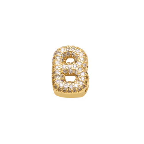 Charm Naroa Letra B Dourada - Naroa