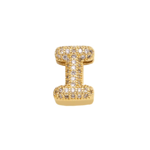 Charm Naroa Letra I Dourada - Naroa