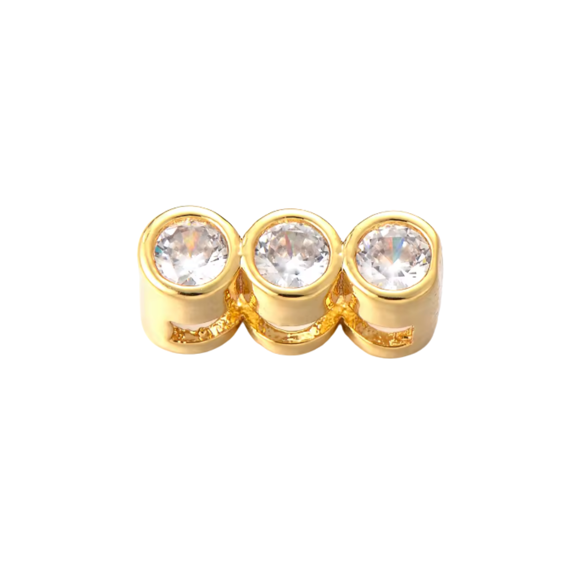 Charm Naroa 3 Pontos Dourado