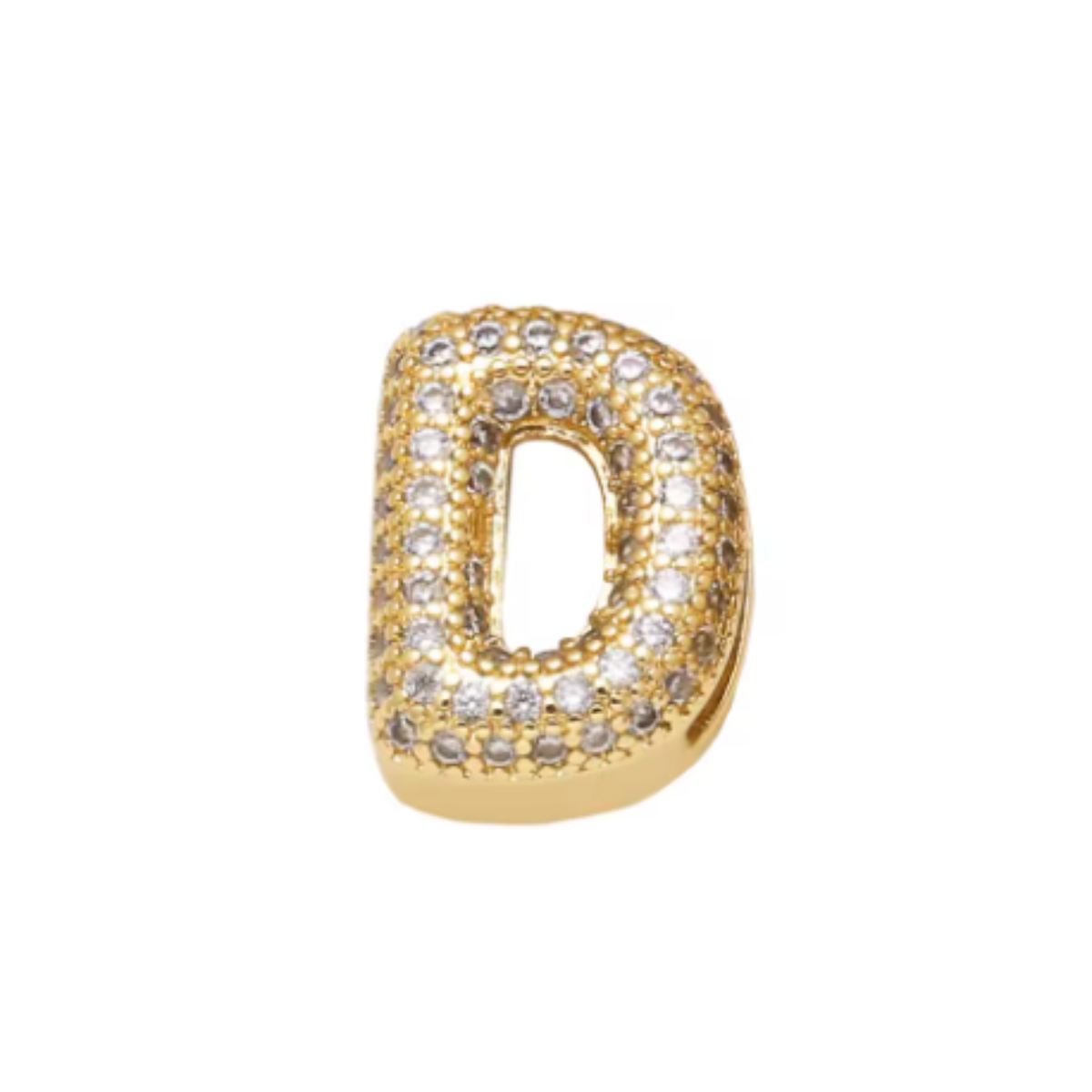 Charm Naroa Letra D Dourada