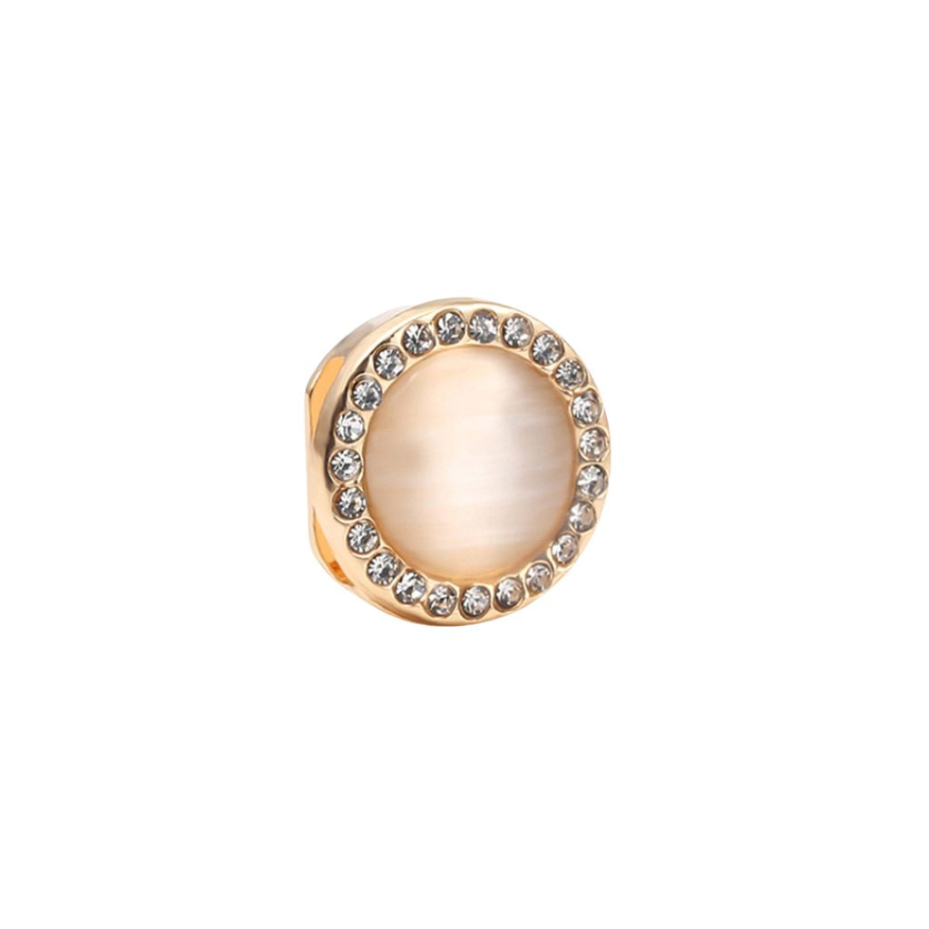 Charm Naroa Cristal Perolado Dourado