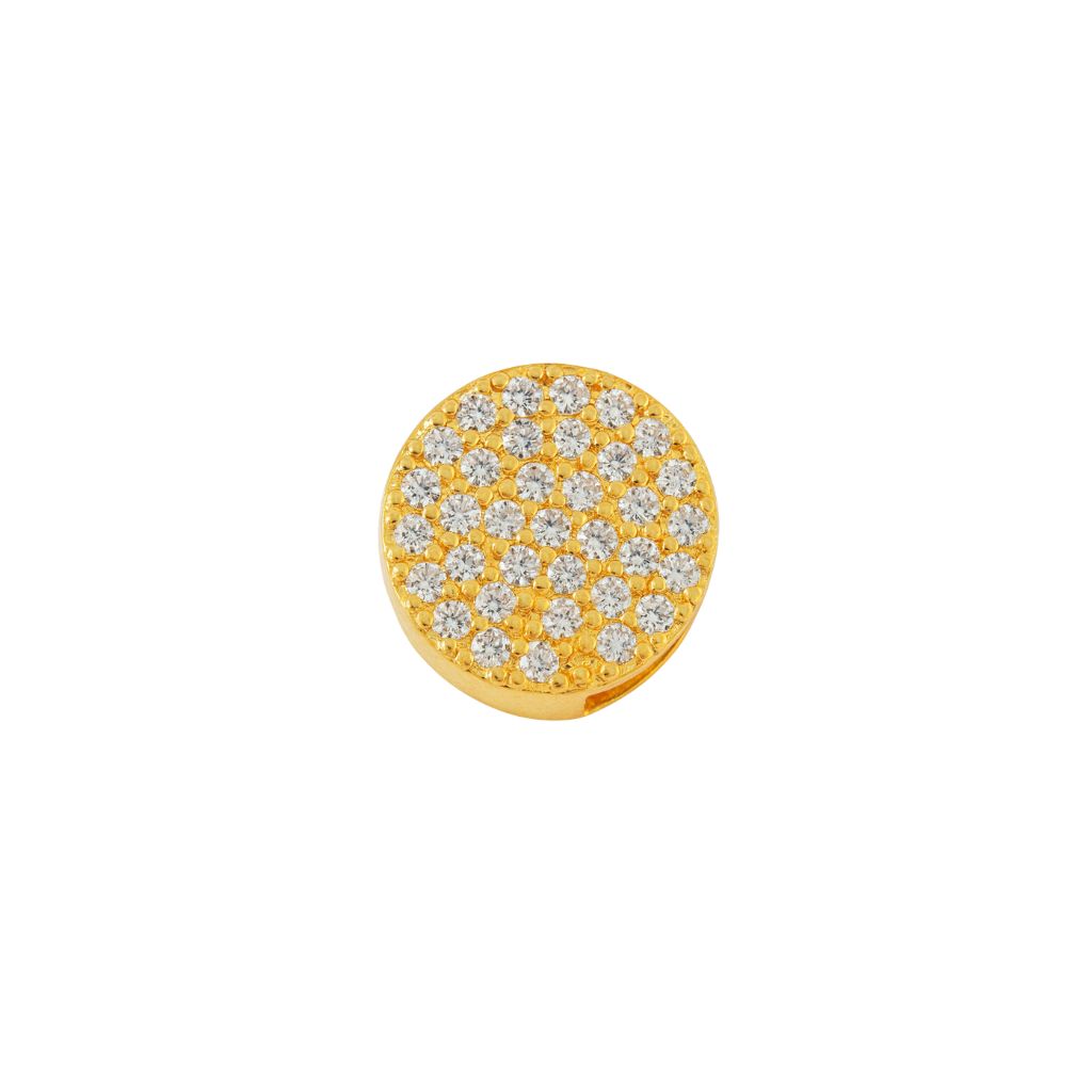 Charm Naroa Círculo Dourado Zircônia