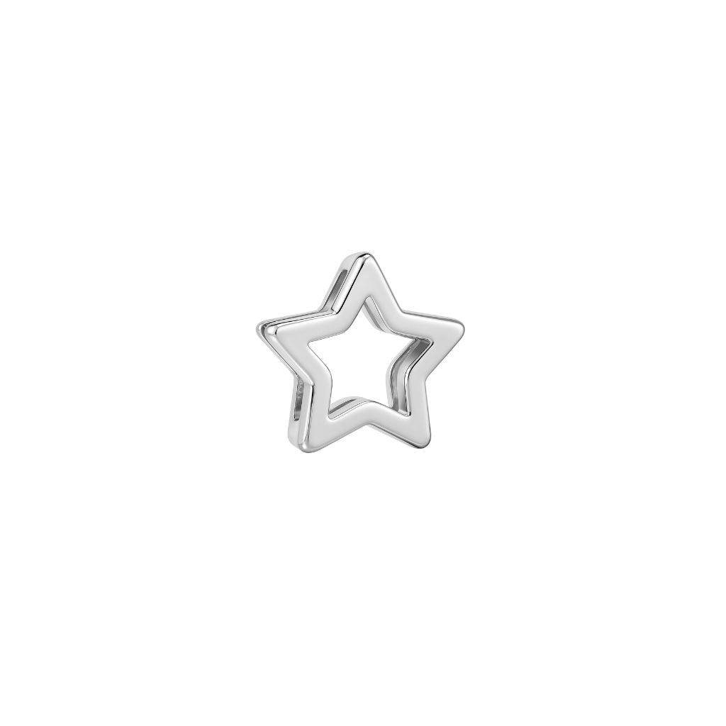 Charm Naroa Estrela Prata